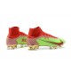 Nike Mercurial Superfly 8 Elite FG High Red Green Gold Men Football Boots