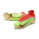 Nike Mercurial Superfly 8 Elite FG High Red Green Gold Men Football Boots