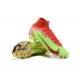 Nike Mercurial Superfly 8 Elite FG High Red Green Gold Men Football Boots