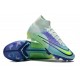 Nike Mercurial Superfly 8 Elite FG High Turqoise Purple Men Football Boots