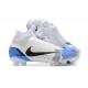 Nike Mercurial Superfly 8 Elite FG High White Blue Men Football Boots