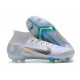 Nike Mercurial Superfly 8 Elite FG High White Blue Multi Men Football Boots