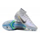 Nike Mercurial Superfly 8 Elite FG High White Blue Multi Men Football Boots