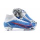 Nike Mercurial Superfly 8 Elite FG High White Blue Silver Men Football Boots