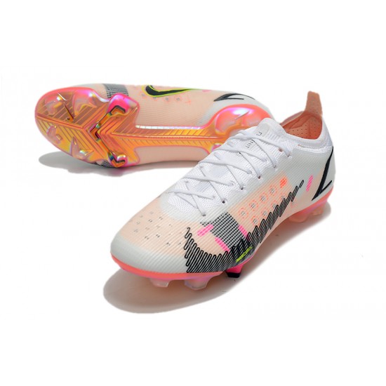 Nike Mercurial Superfly 8 Elite FG Low White Pink Men Football Boots