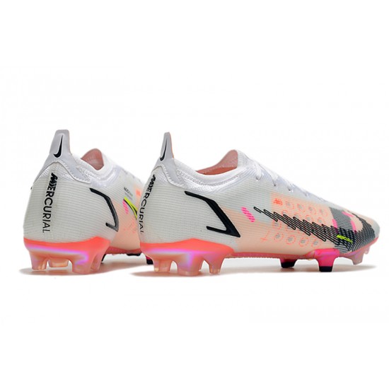 Nike Mercurial Superfly 8 Elite FG Low White Pink Men Football Boots