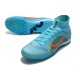 Nike Mercurial Superfly 9 Elite TF High Blue Orange Men Football Boots