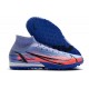 Nike Mercurial Superfly 9 Elite TF High Blue Pink Black Men Football Boots