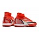 Nike Mercurial Superfly 9 Elite TF High Red White Men Football Boots