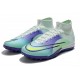 Nike Mercurial Superfly 9 Elite TF High White Turqoise Purple Multi Men Football Boots