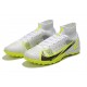 Nike Mercurial Superfly 9 Elite TF High Yellow White Black Men Football Boots