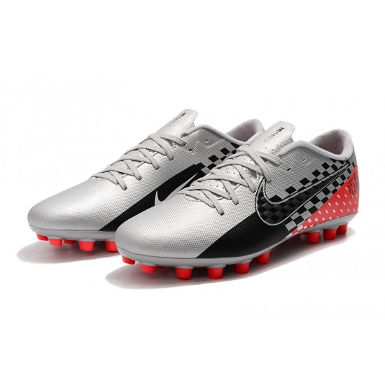 Nike Mercurial Vapor 13 Academy AG-R Low Grey Black Red Women/Men Football Boots