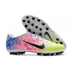 Nike Mercurial Vapor 13 Academy AG-R Low Yellow Pink Blue Women/Men Football Boots