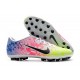 Nike Mercurial Vapor 13 Academy AG-R Low Yellow Pink Blue Women/Men Football Boots