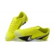 Nike Mercurial Vapor 13 Academy TF Black Yellow White Low Men Football Boots