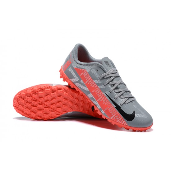 Nike Mercurial Vapor 13 Academy TF Gray Orange Low Men Football Boots