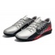 Nike Mercurial Vapor 13 Academy TF Low Silver Black Red Men Football Boots