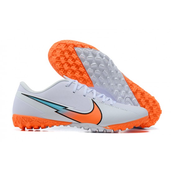 Nike Mercurial Vapor 13 Academy TF Orange White Blue Low Men Football Boots