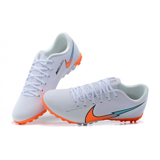 Nike Mercurial Vapor 13 Academy TF Orange White Blue Low Men Football Boots