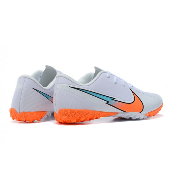 Nike Mercurial Vapor 13 Academy TF Orange White Blue Low Men Football Boots