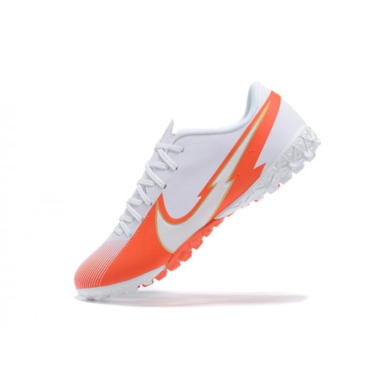 Nike Mercurial Vapor 13 Academy TF White Orange Low Men Football Boots