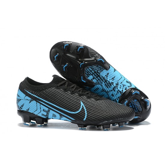 Nike Mercurial Vapor 13 Elite FG Black Blue Low Men Football Boots