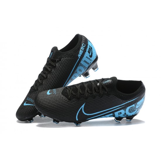 Nike Mercurial Vapor 13 Elite FG Black Blue Low Men Football Boots