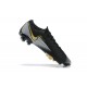 Nike Mercurial Vapor 13 Elite FG Black Gold White Low Men Football Boots