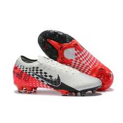 Nike Mercurial Vapor 13 Elite FG Black Red White Low Men Football Boots