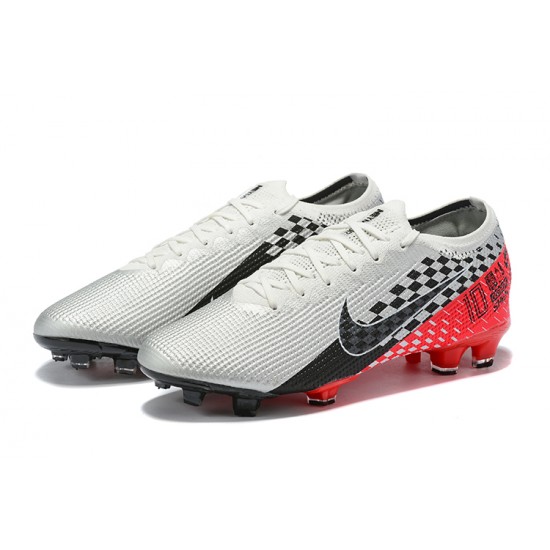 Nike Mercurial Vapor 13 Elite FG Black Red White Low Men Football Boots