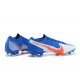 Nike Mercurial Vapor 13 Elite FG Blue White Orange Low Men Football Boots