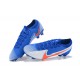 Nike Mercurial Vapor 13 Elite FG Blue White Orange Low Men Football Boots