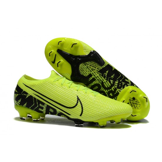 Nike Mercurial Vapor 13 Elite FG Green Black Low Men Football Boots