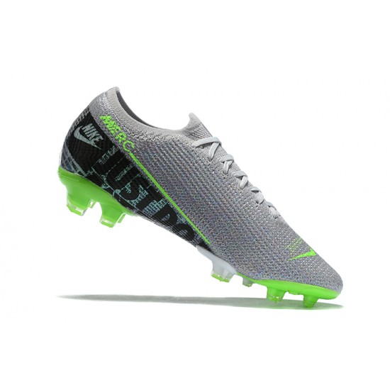 Nike Mercurial Vapor 13 Elite FG Green Gray Black Low Men Football Boots