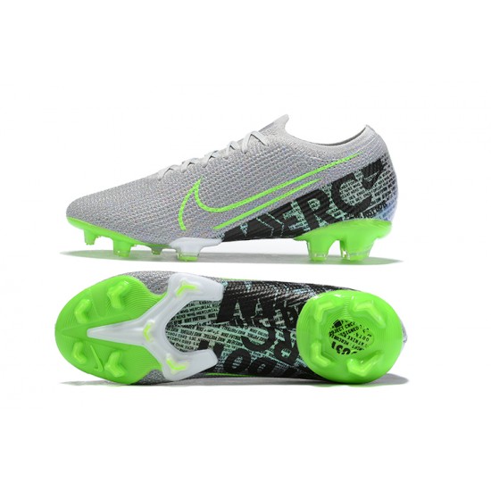 Nike Mercurial Vapor 13 Elite FG Green Gray Black Low Men Football Boots