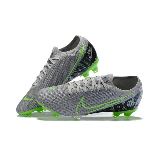 Nike Mercurial Vapor 13 Elite FG Green Gray Black Low Men Football Boots