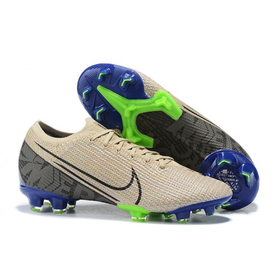 Nike Mercurial Vapor 13 Elite FG Khaki Green Blue Low Men Football Boots