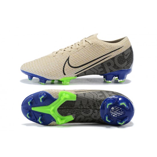 Nike Mercurial Vapor 13 Elite FG Khaki Green Blue Low Men Football Boots