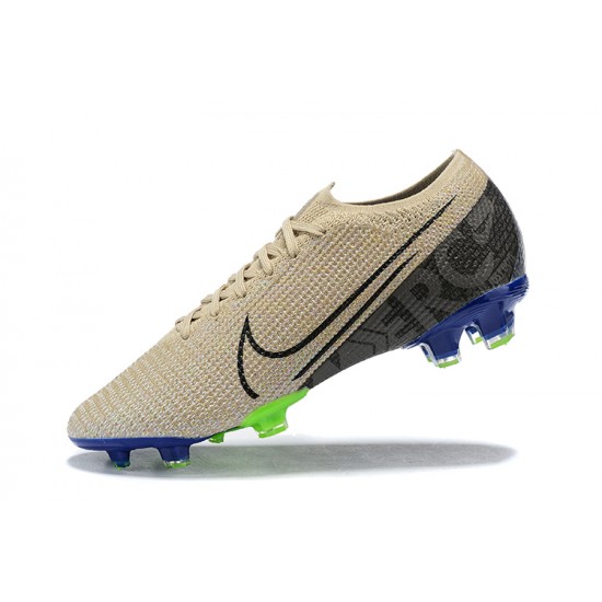 Nike Mercurial Vapor 13 Elite FG Khaki Green Blue Low Men Football Boots