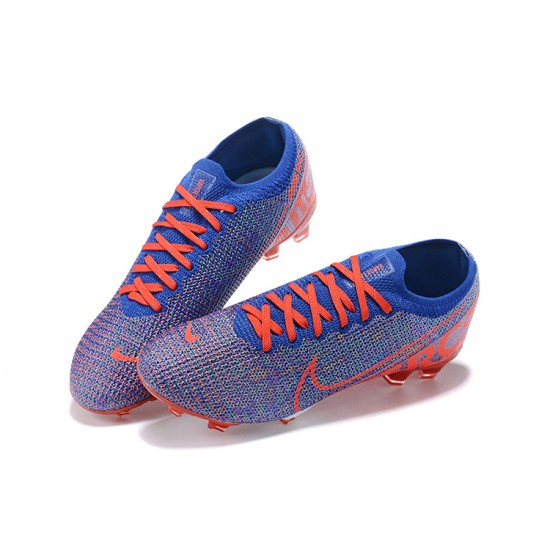 Nike Mercurial Vapor 13 Elite FG Light/Blue Orange Low Men Football Boots