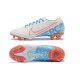 Nike Mercurial Vapor 13 Elite FG Light/Blue Orange White Low Men Football Boots