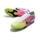 Nike Mercurial Vapor 13 Elite FG Low Pink Yellow Blue Men Football Boots