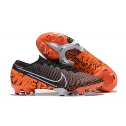 Nike Mercurial Vapor 13 Elite FG Orange Black White Low Men Football Boots