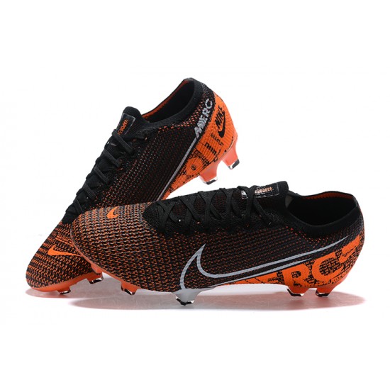 Nike Mercurial Vapor 13 Elite FG Orange Black White Low Men Football Boots