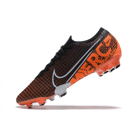 Nike Mercurial Vapor 13 Elite FG Orange Black White Low Men Football Boots