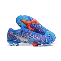 Nike Mercurial Vapor 13 Elite FG Orange Blue Black White Low Men Football Boots