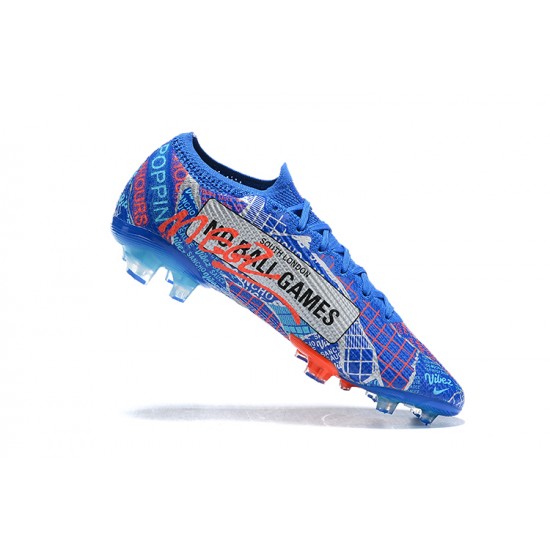 Nike Mercurial Vapor 13 Elite FG Orange Blue Black White Low Men Football Boots