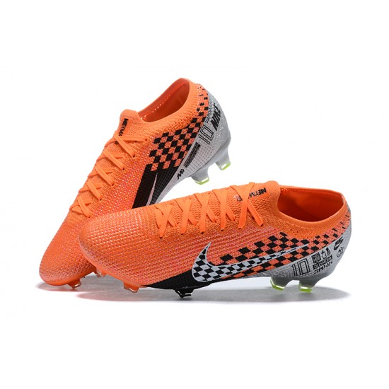 Nike Mercurial Vapor 13 Elite FG Orange Gray Black Low Men Football Boots