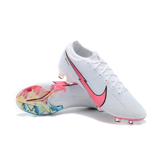 Nike Mercurial Vapor 13 Elite FG Pink Blue White Low Men Football Boots