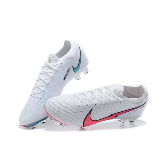 Nike Mercurial Vapor 13 Elite FG Pink Blue White Low Men Football Boots